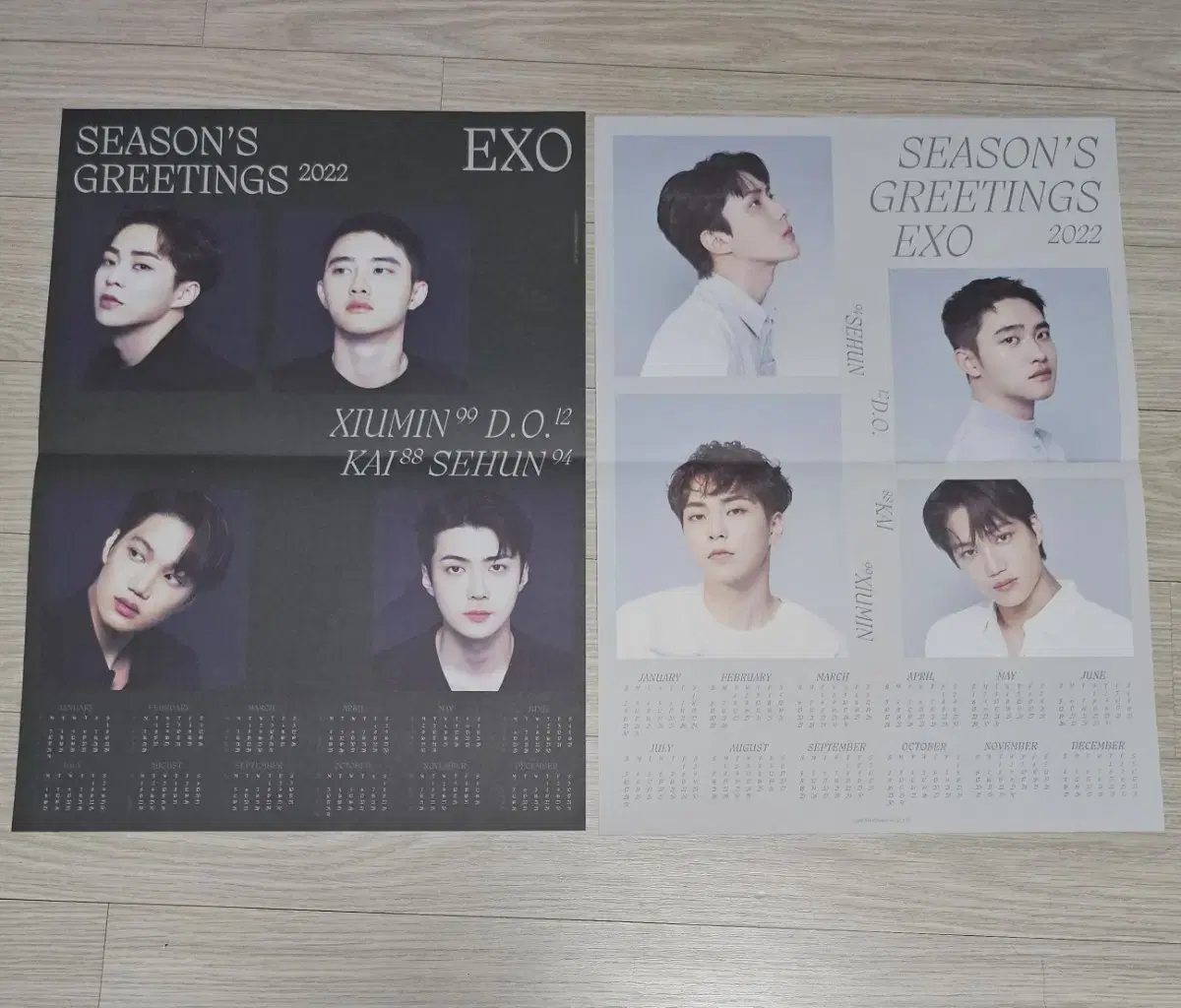 엑소 2022 시그 A3 포스터 세트 EXO Poster