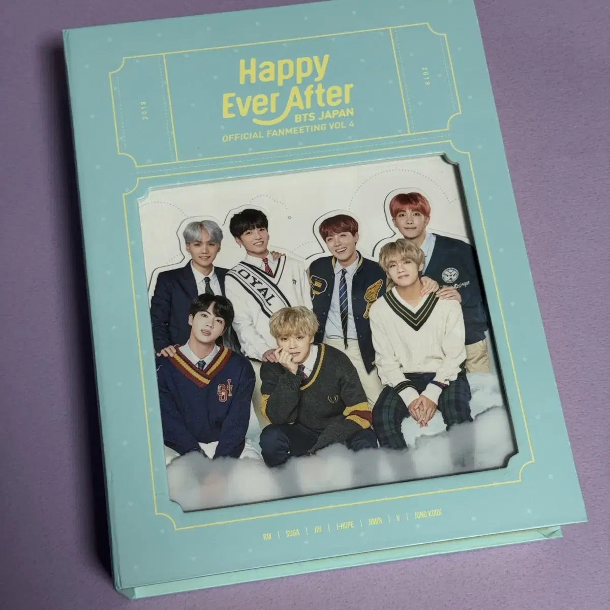 방탄소년단 일본 팬미팅 dvd 슈가 포카 bts 머스터 4기 2018