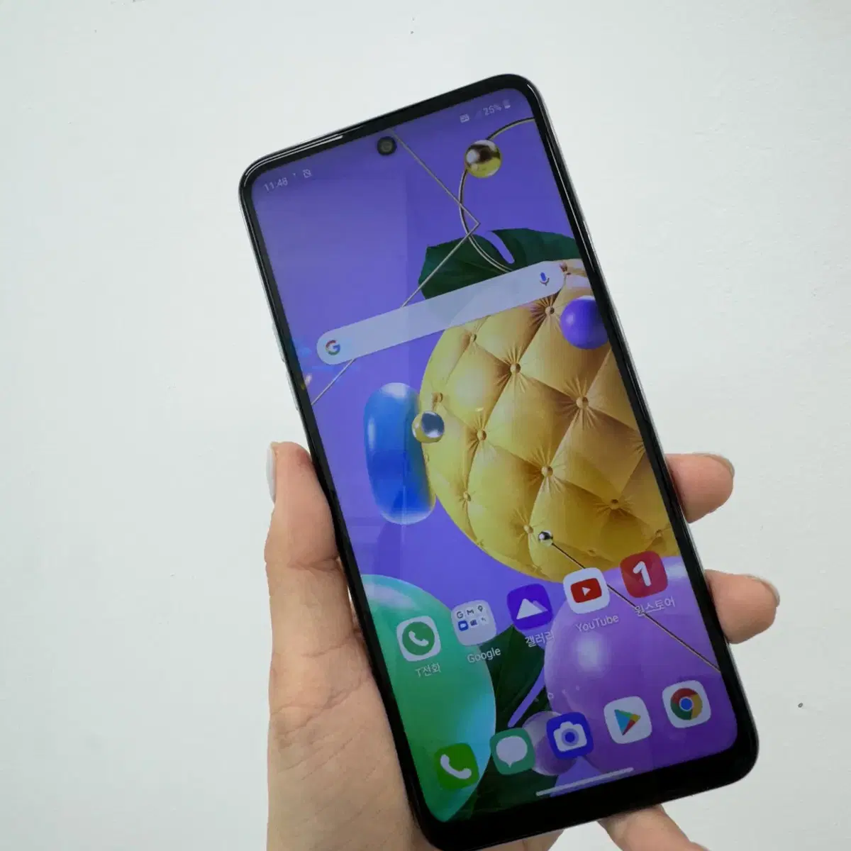 엘지 LG Q52 화이트 64기가