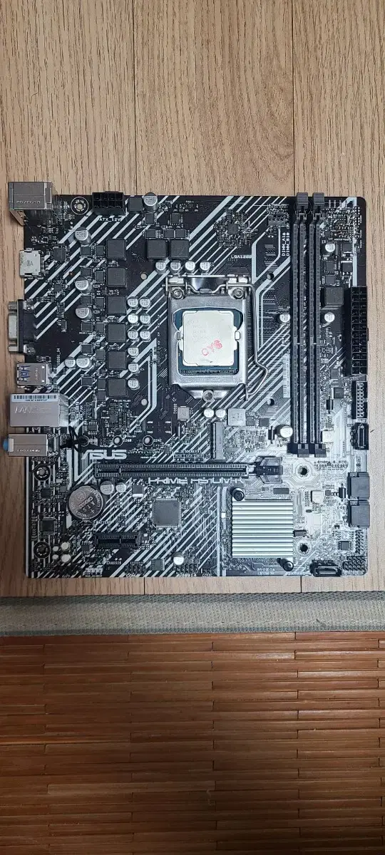 매인보드cpu i5-10400 asus prime h51pm-k판매합니다