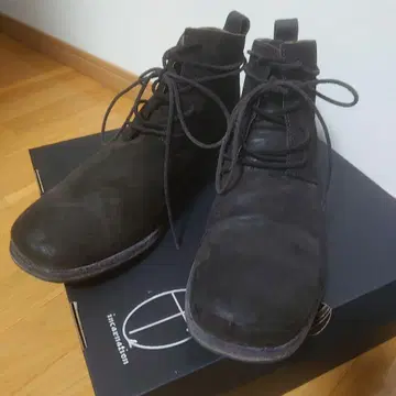 Incarnation 호스 리버스 레더 레이스업 부츠