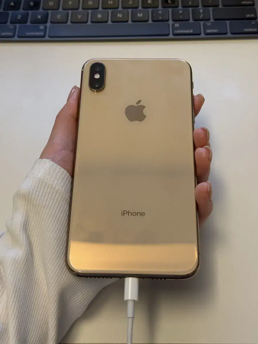 아이폰 xs max 512g 골드 배터리90