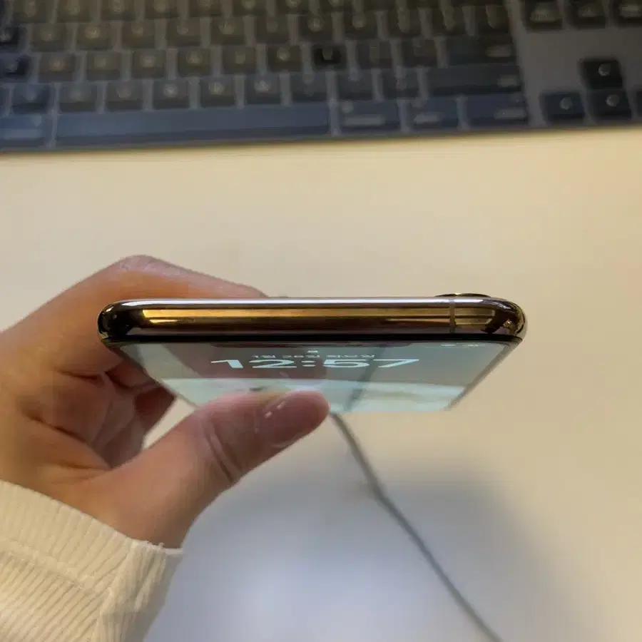 아이폰 xs max 512g 골드 배터리90