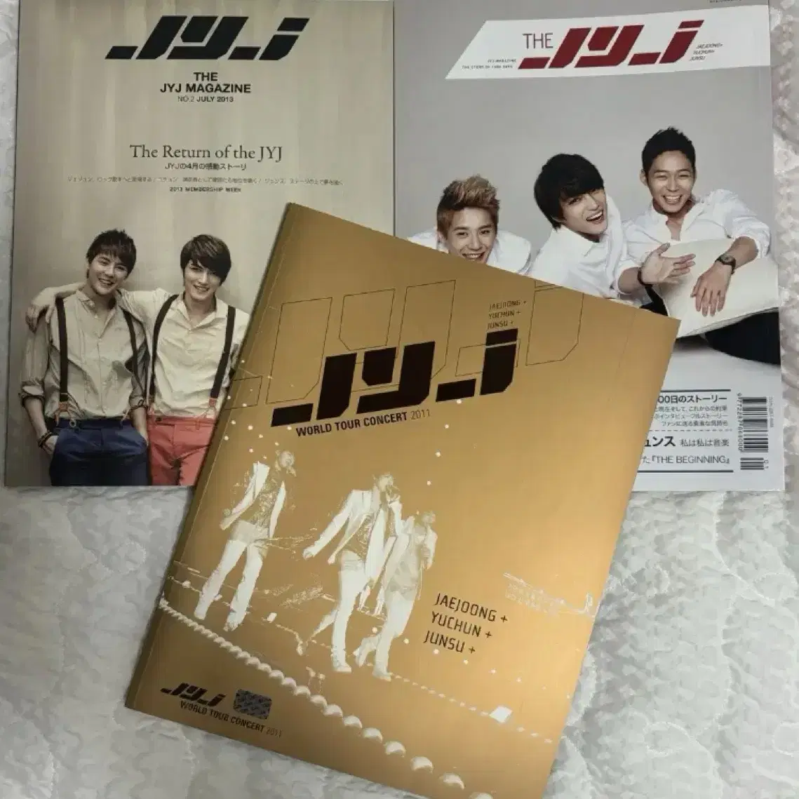 JYJ MAGAZINE FC한정 일본판 + 월드투어 팜플렛