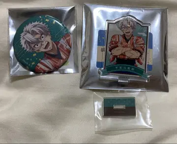 귀멸의 칼날 도부동물공원 캔배지 아크릴 스탠드 시나즈가와 사네미