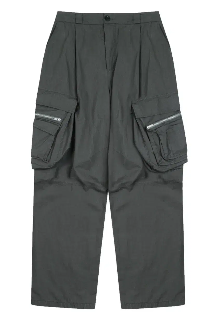 OVAL LARGE FIT CARGO PANTS [GREY]