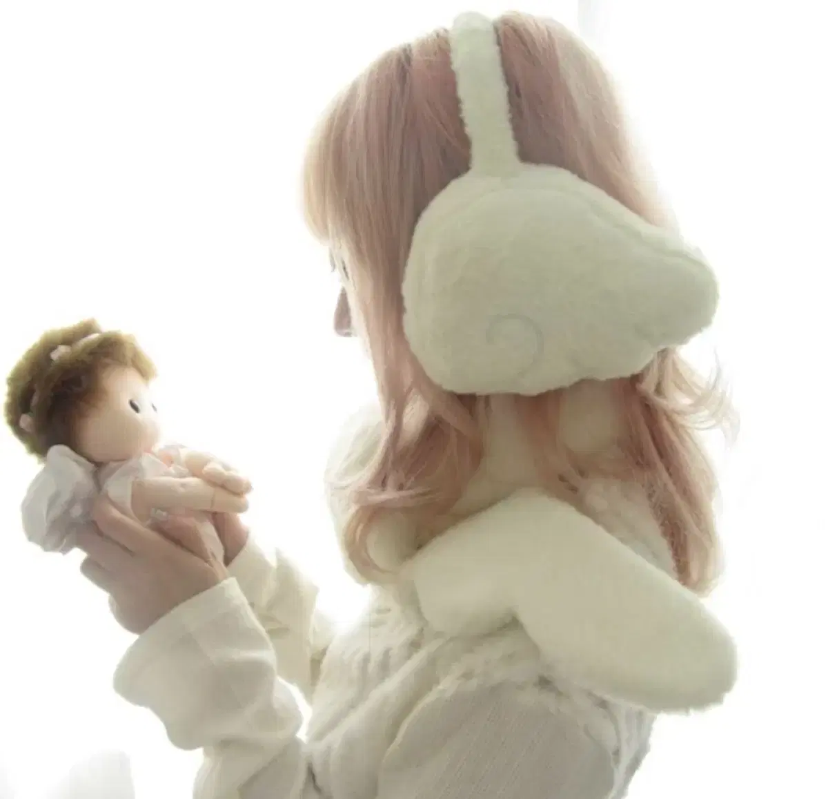 묘랑 Angel hug wings earmuffs