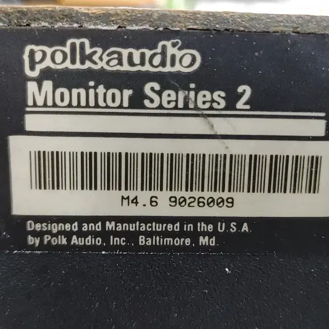 polkaudio Monitor Sieries 2 스피커(미국제)