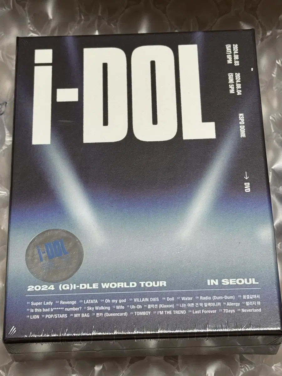 여자아이들 콘서트 idol dvd