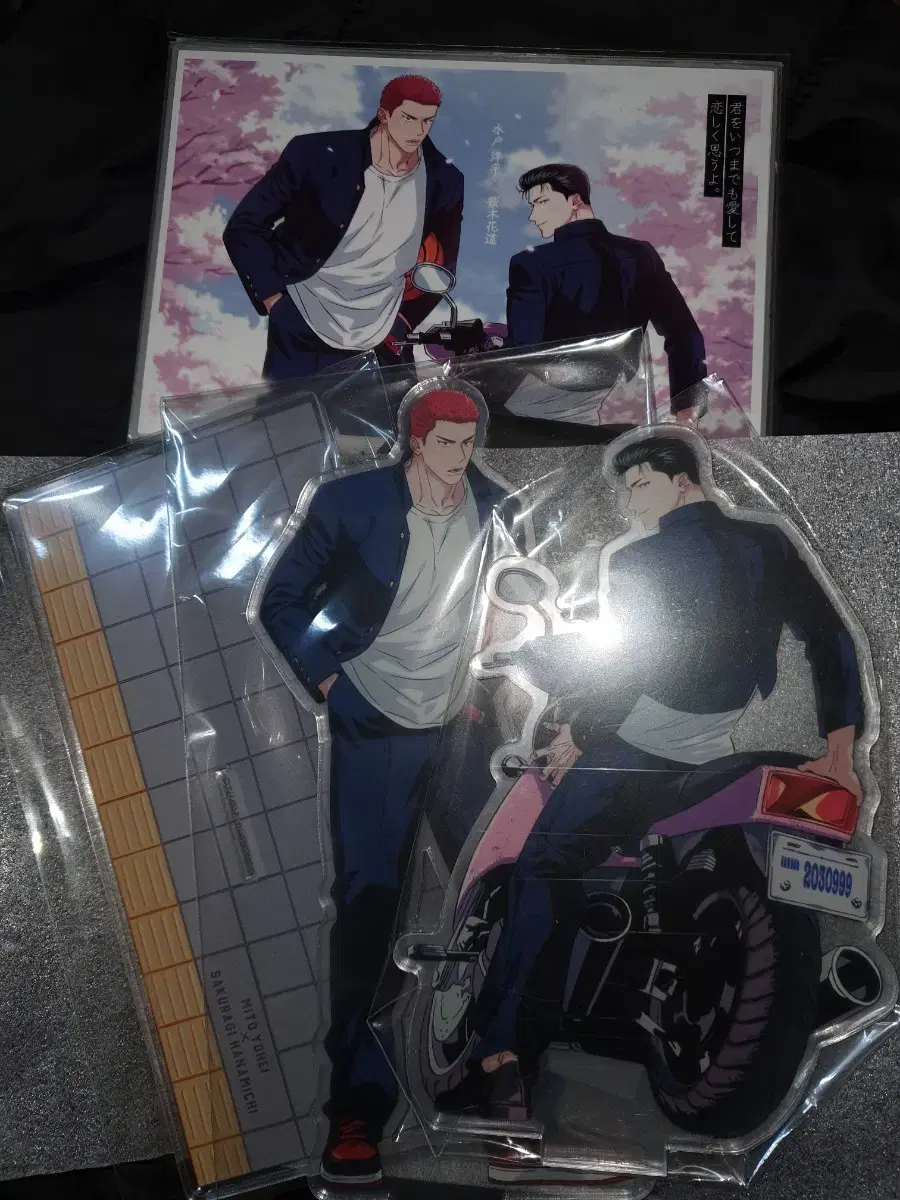 Taek-eun, Ho-baek acrylic (Pre-order benefit postcard O) + Two, SLAM DUNK Matte sticker pack