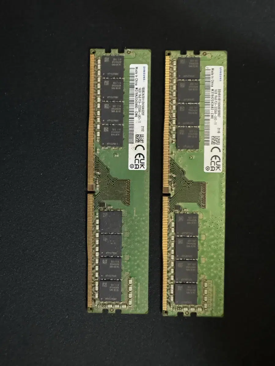 삼성 램 ddr4 3200 16GB 2개