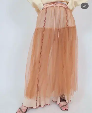 새상품 미사용, 미사용 새상품 PROVOKE 플리츠 스커트