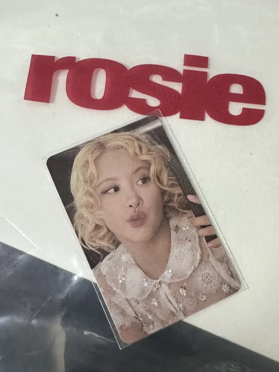 로제 포카 rosie 로지 블랙핑크 솔로앨범