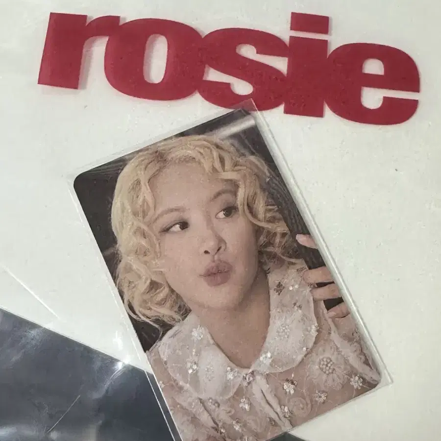 로제 포카 rosie 로지 팝업 특전 블랙핑크 솔로앨범