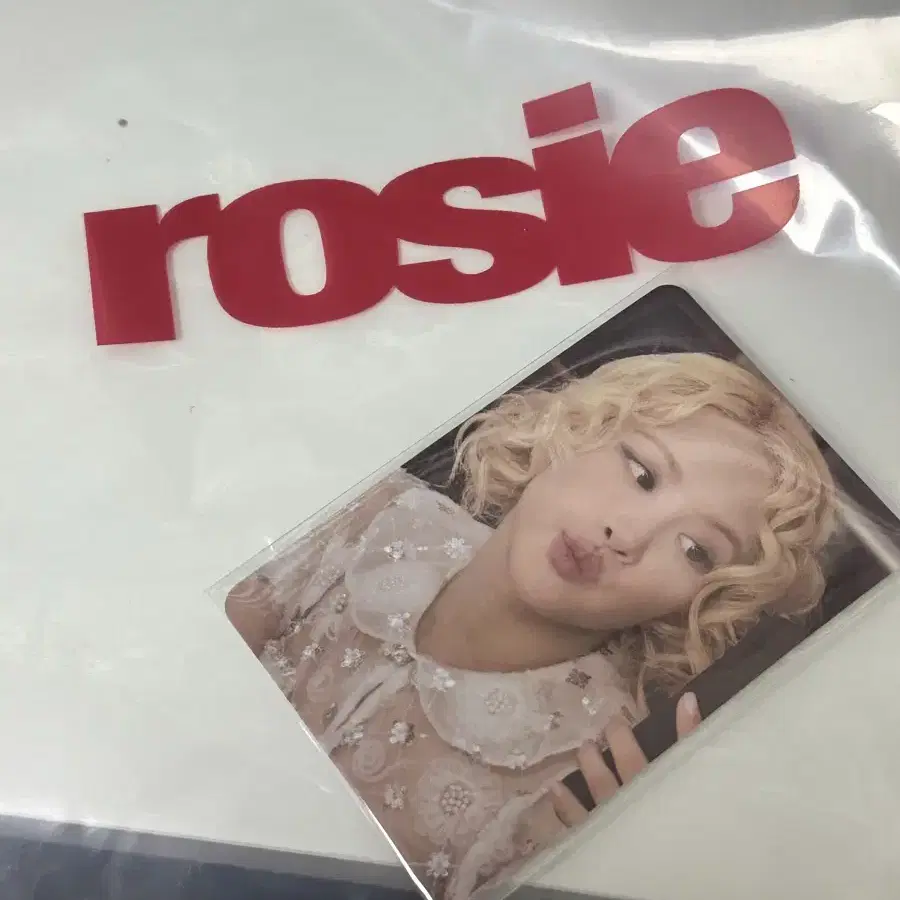 로제 포카 rosie 로지 팝업 특전 블랙핑크 솔로앨범