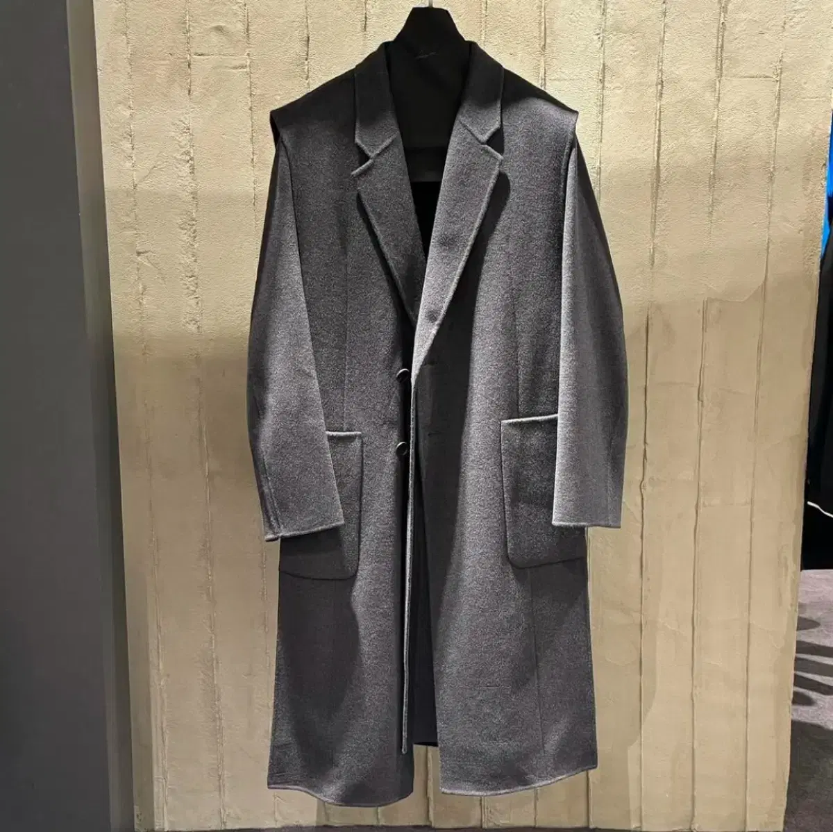 [46] Song Ji-O Homme 23FW Meta Coat Gray