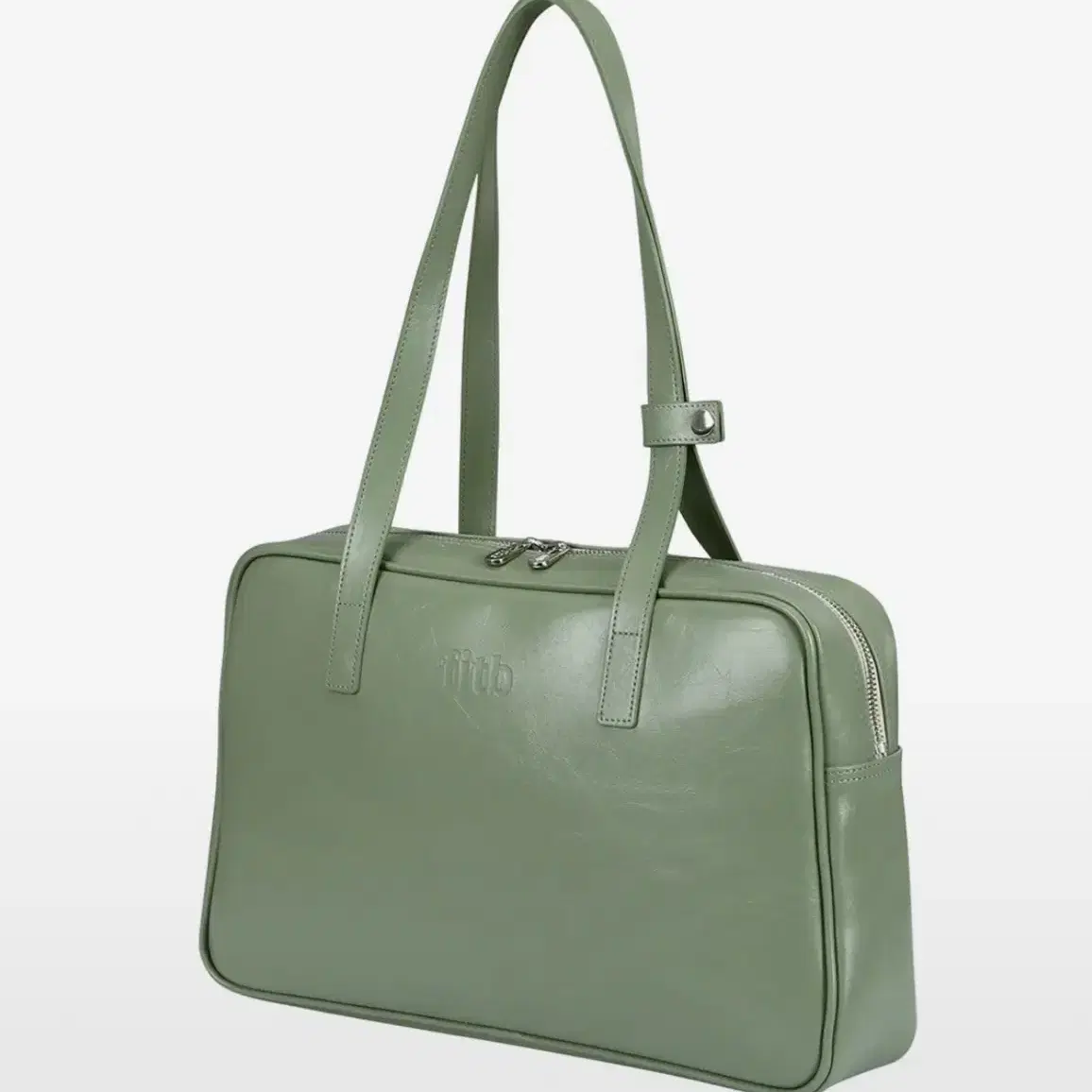 필인더블랭크 Trapezoid Shoulder Bag (mint)