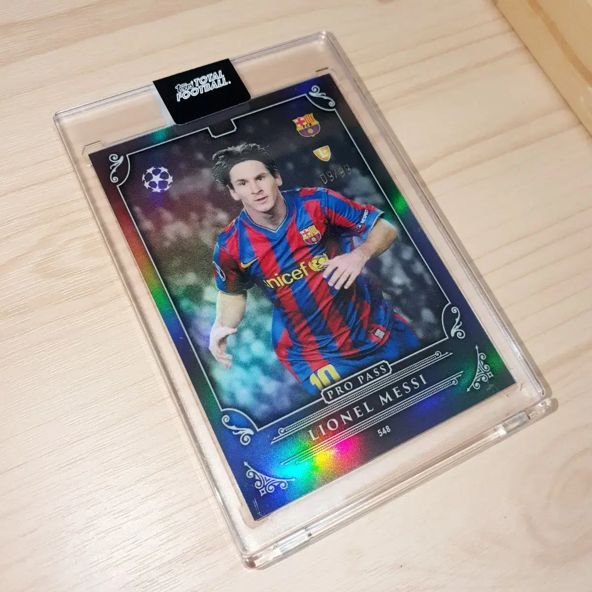 [Tops Chrome Card] Barcelona Messi 99 Limited Edition