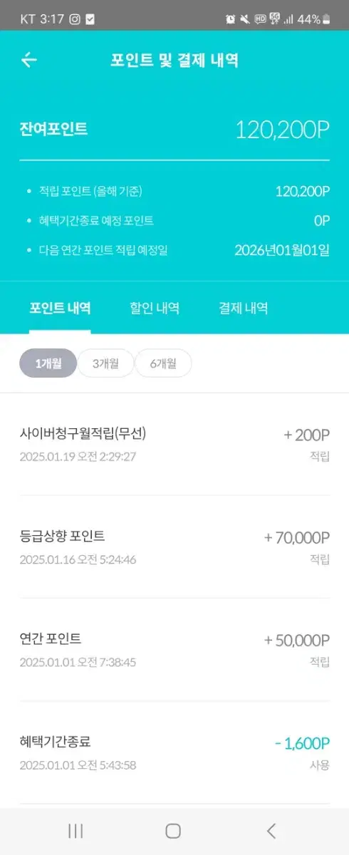 kt vip 멤버십 포인트 12만,에버랜드 50퍼 할인