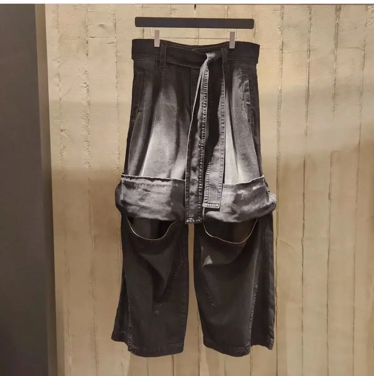 [78] Song Ji-oh Homme 23FW Meta Denim Pants (Black)