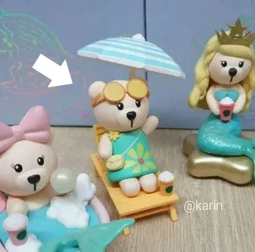 중국 스벅 베아리스타 피규어 비치 파라솔