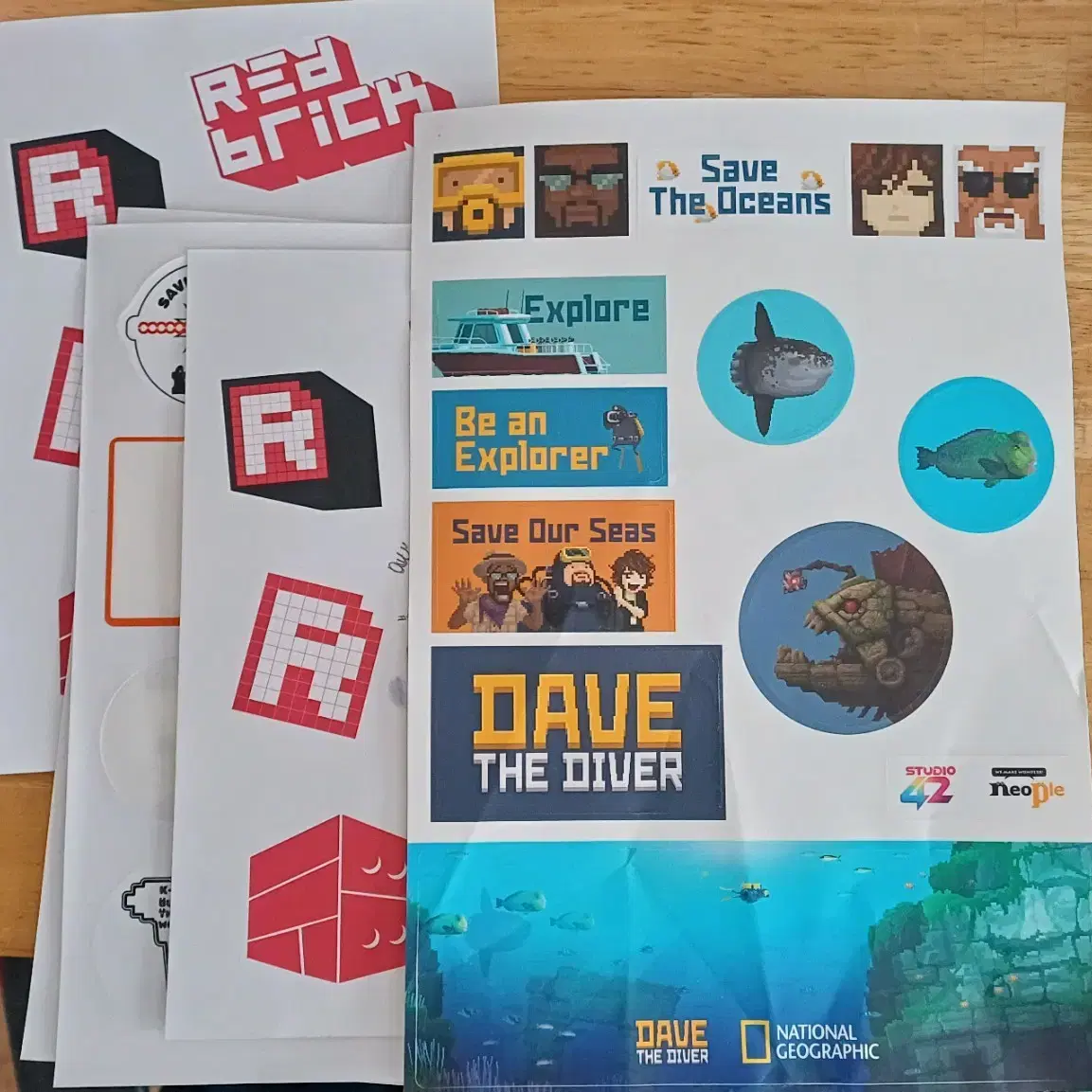 DAVE THE DIVER 지스타 넥슨 게임 스티커