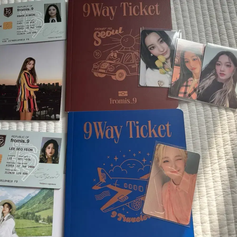 프로미스나인 9way ticket 개봉앨범