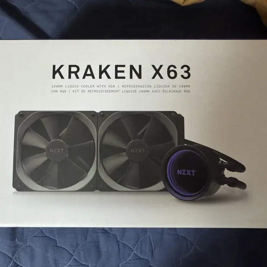 Nzxt kraken 크라켄 x63 2열수랭쿨러팝니다