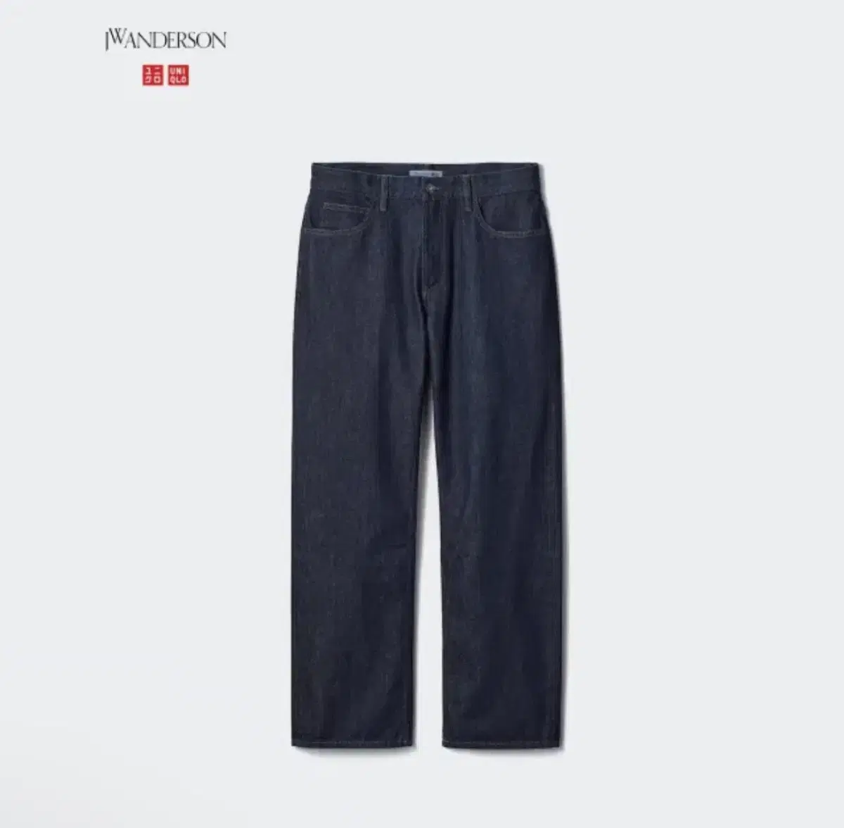 (31) UNIQLO x JW Anderson Straight jin Sangjikler 68 Bloo