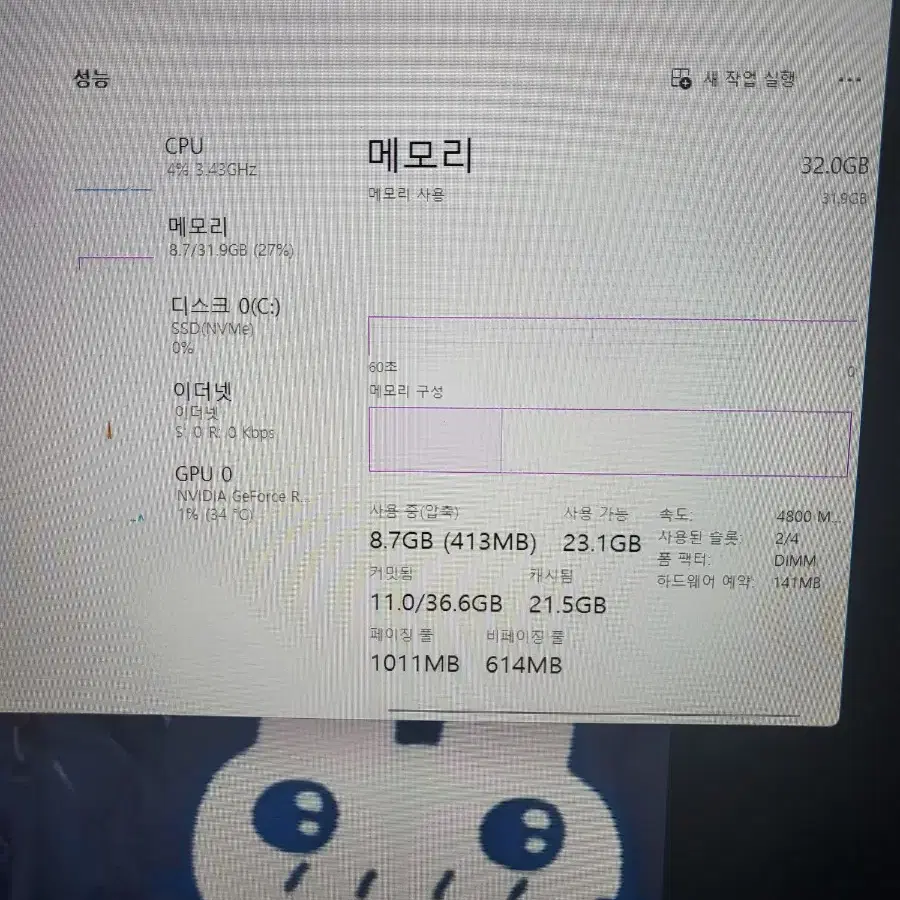 고사양 게이밍 컴퓨터 풀셋 팝니다