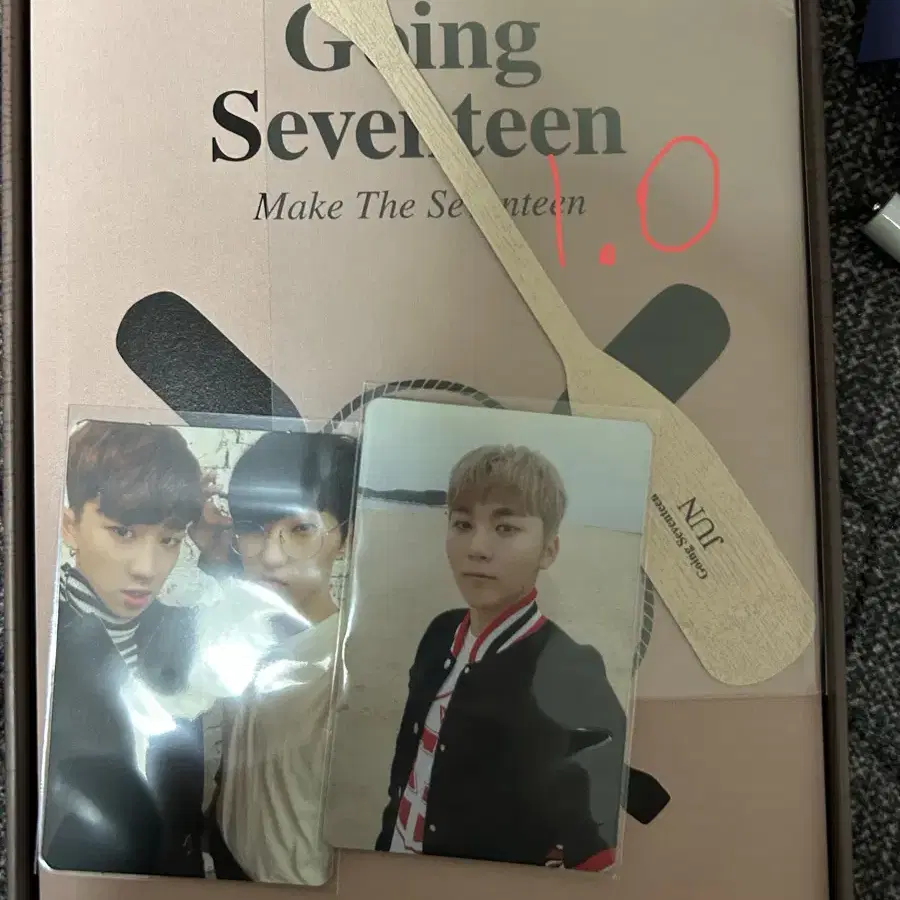 세븐틴 붐붐 앨범 포카 민규 원우 승관 유닛 포카