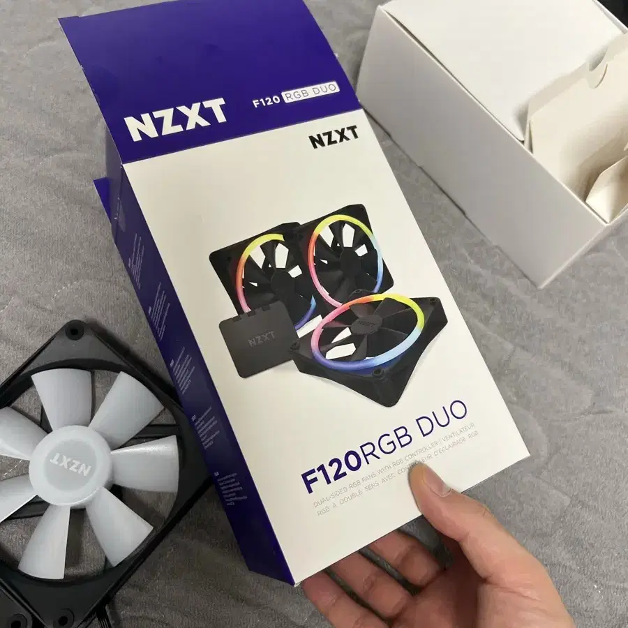 NZXT F120 RGB CORE팬 블랙 3개 판매합니다