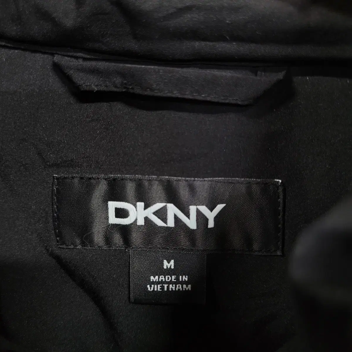 DKNY 블랙 후드 패딩(무료배송)