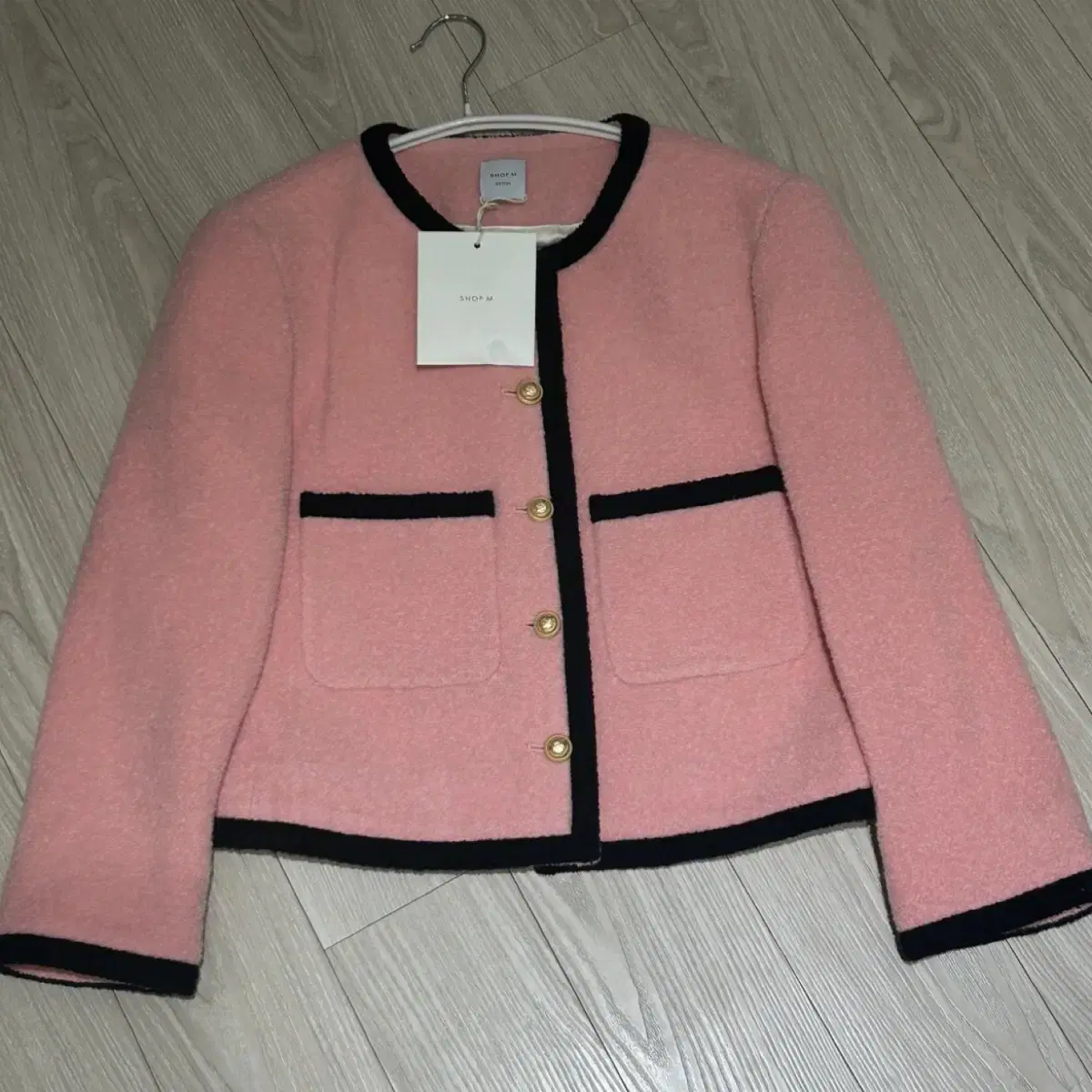 샵엠 Shopm dona jacket (pink) size 34