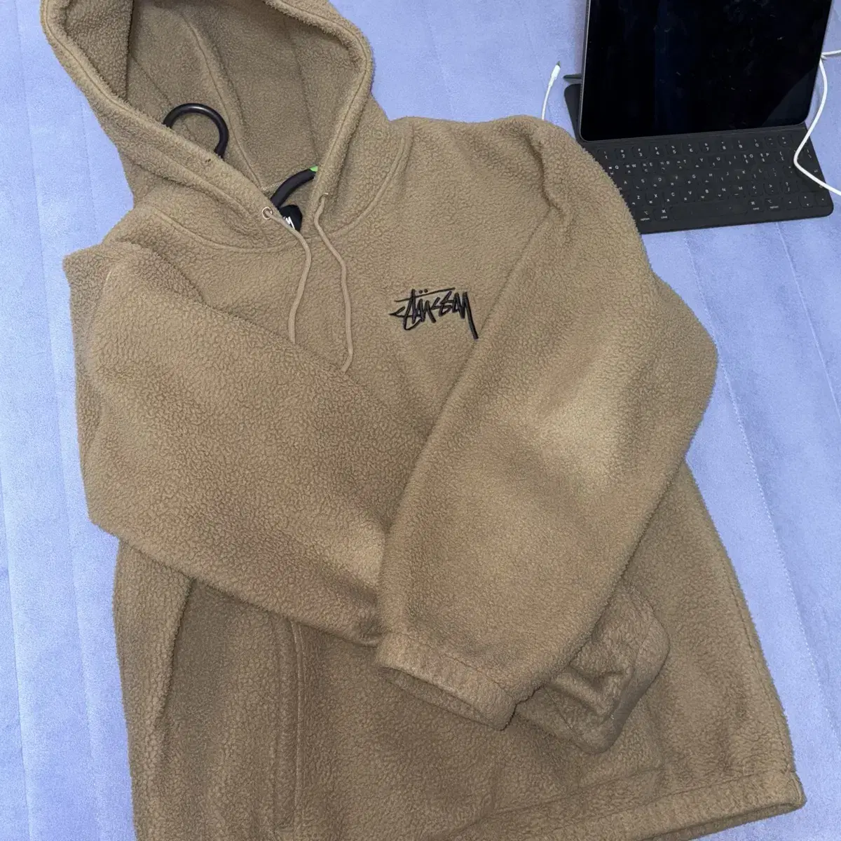 Stussy Fleece Hoodie Genuine