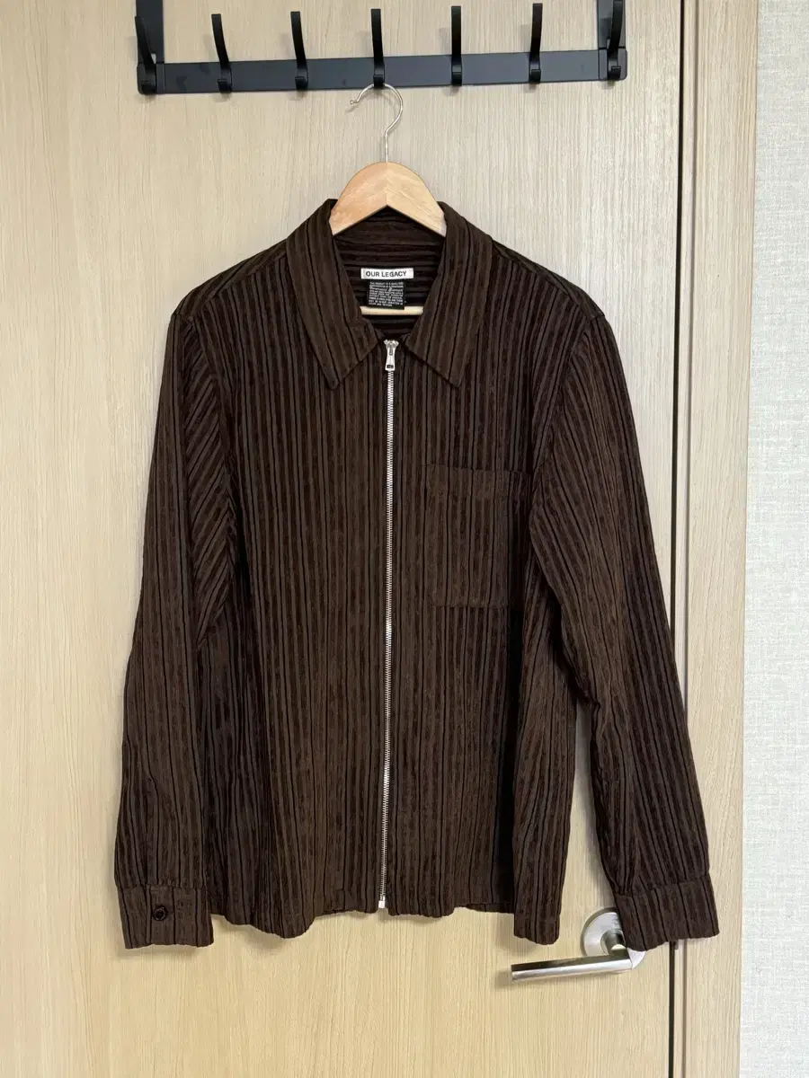 아워레가시 multi brown corduroy drip shirts