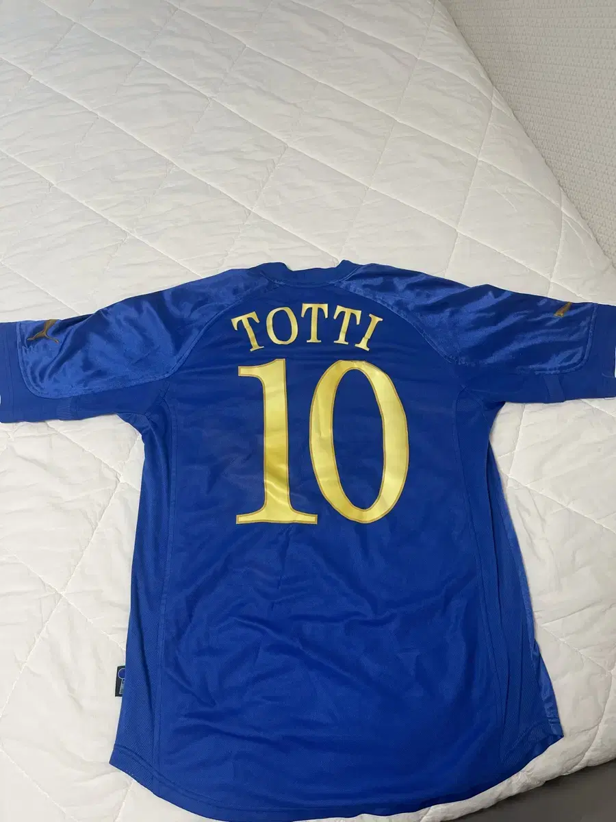 2006 Germany World Cup Italy Totti Jersey Genuine L