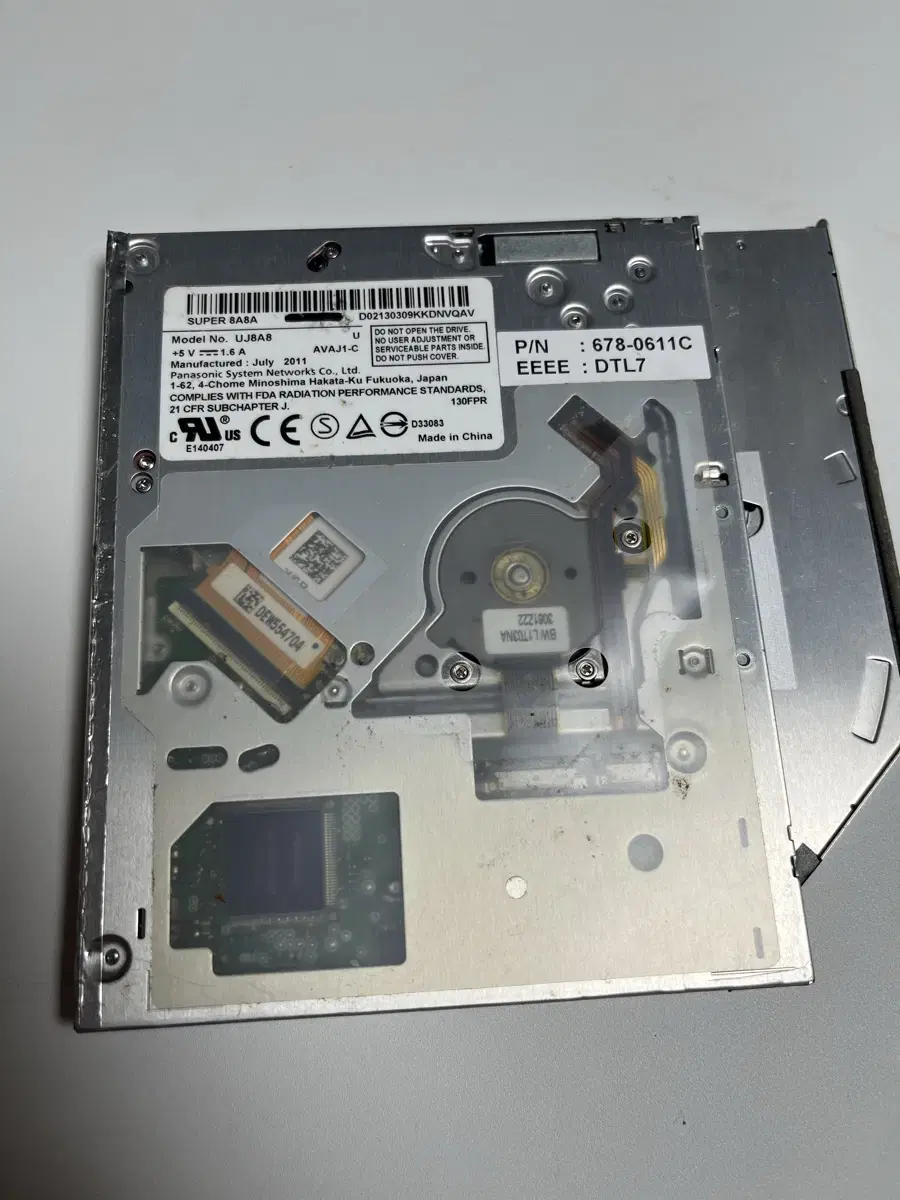 디스크 드라이브 UJ8A8 disk drive macbook 2011 부