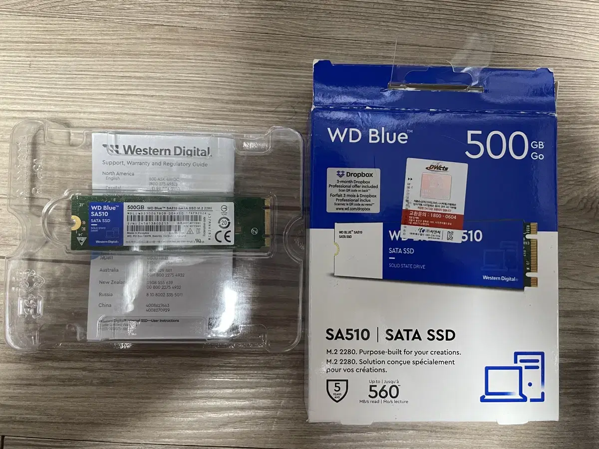 WD BLUE SA510 M.2 SSD 500GB