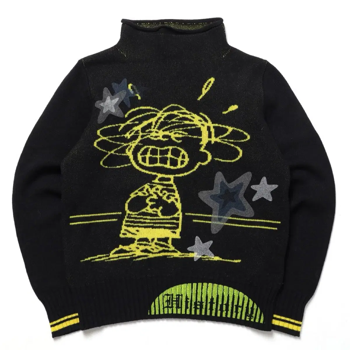 아이스버그 히스토리 Peanut Embroidered Knit