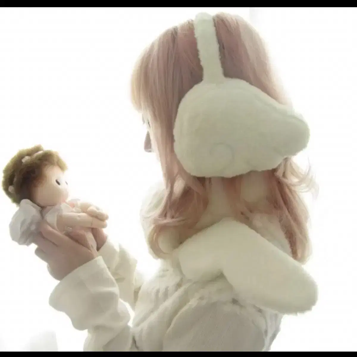 묘랑 Angel hug wings earmuffs 엔젤 윙 귀마개