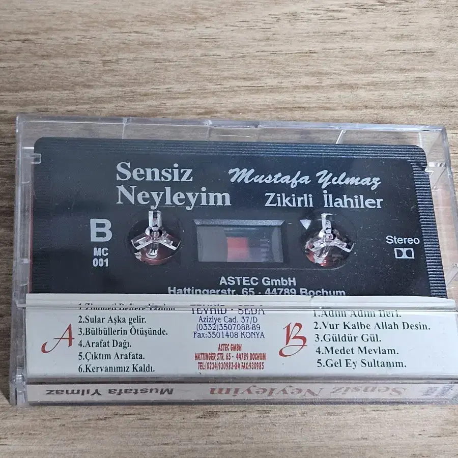 Sensiz Neyleyim - Mustafa Yilmaz (Tape)