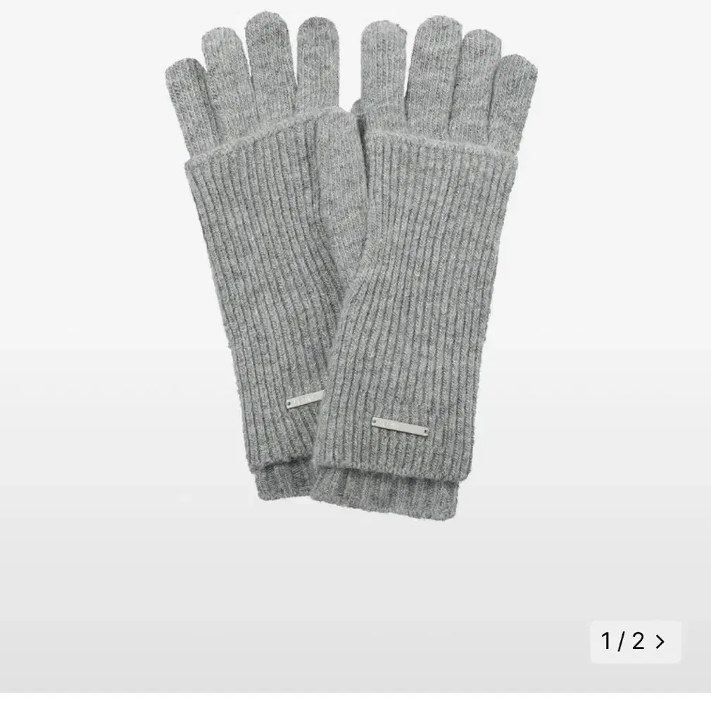 미세키서울 장갑 Layered fingerhole knit gloves