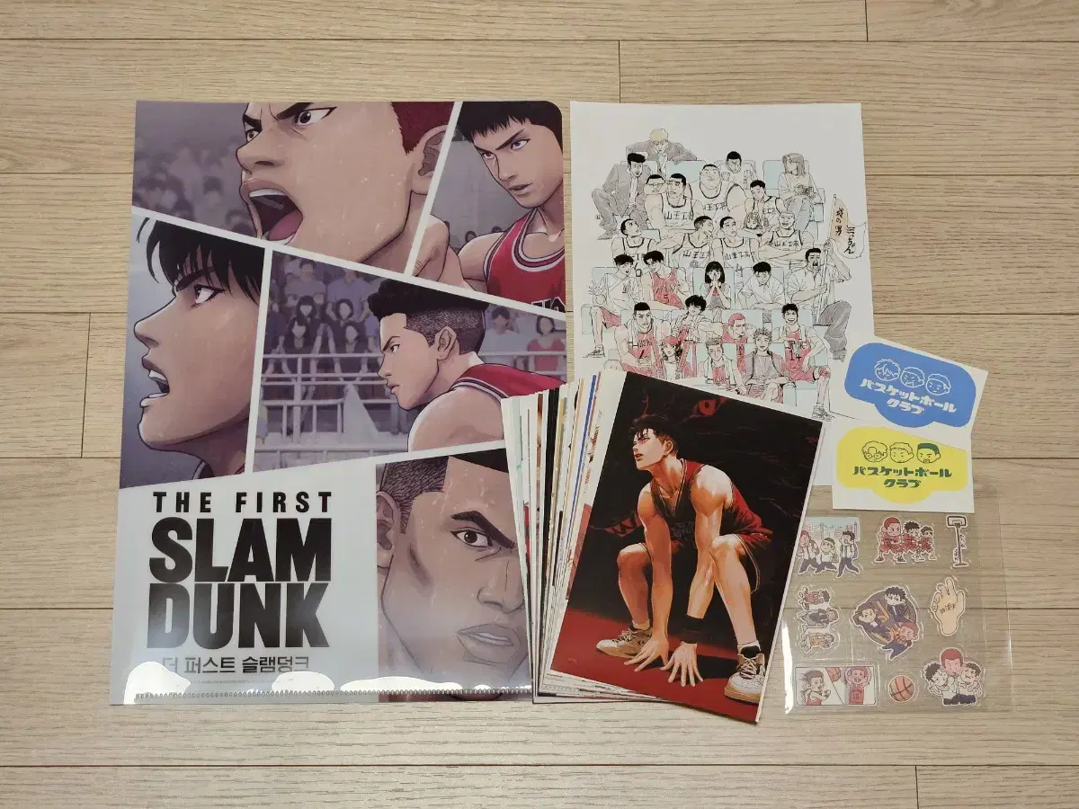 슬램덩크 프박 47장,고고마님 스티커,특전 클리어파일 일괄 양도