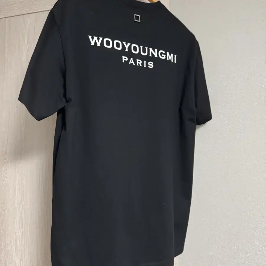 우영미 반팔 Wooyoungmi Cotton Back Logo T-Shi