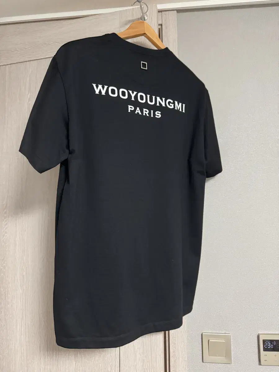 우영미 반팔 Wooyoungmi Cotton Back Logo T-Shi