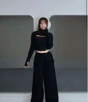 앤마리 andmary 하트 힙 힙 스웻 팬츠