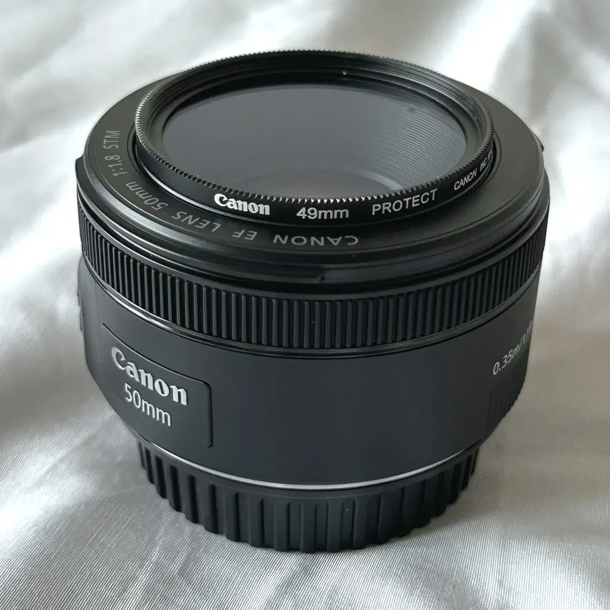 캐논 EF 50mm F1.8 STM (신쩜팔) + 정품후드, 정품필터