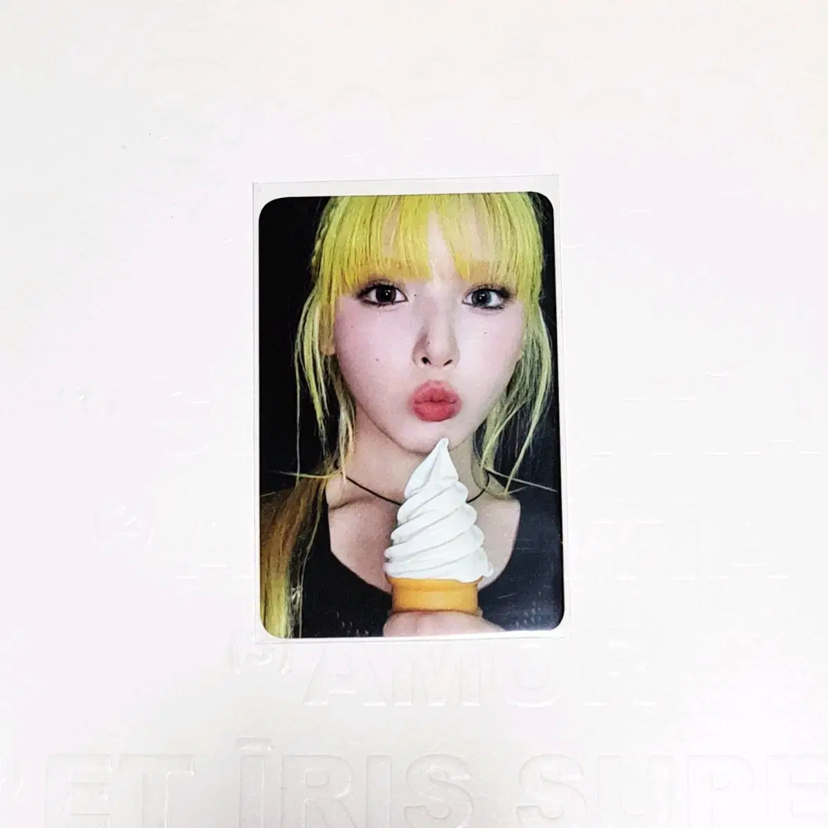 NMIXX jiwoo BAEK-YEON photocard Photo kard