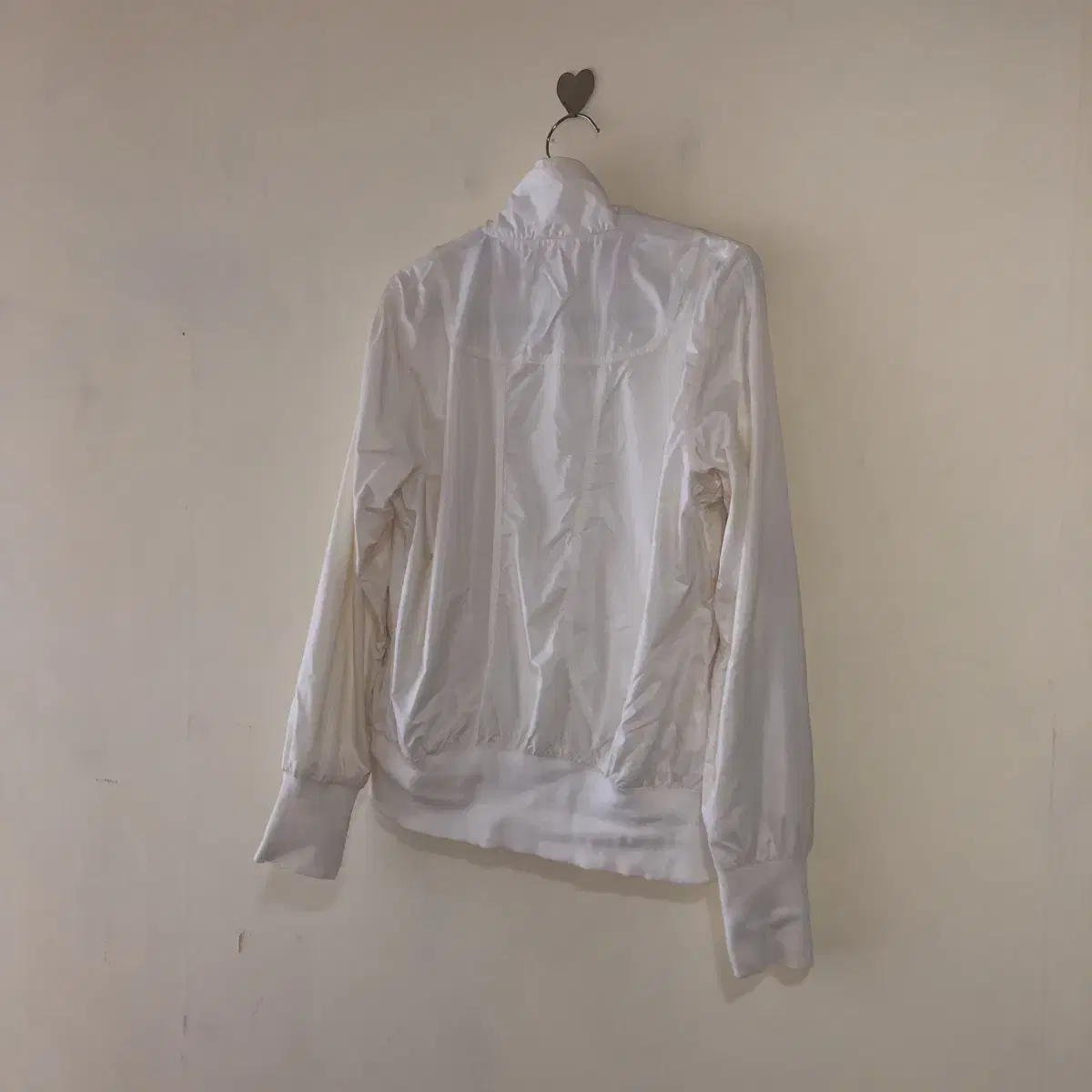 Vintage Puma ivory windbreak